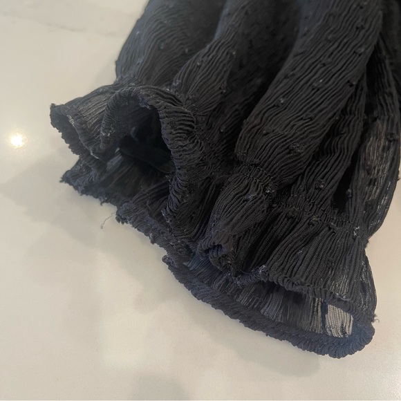 Adrianna Papell black textured blouse - Picture 15 of 16